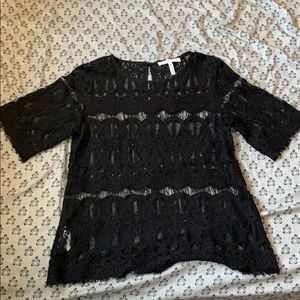 BCBG Lace tunic top